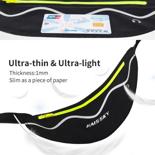 Produktbild Haissky Universelle Sport Bauchtasche mit Kopfhörerausgang