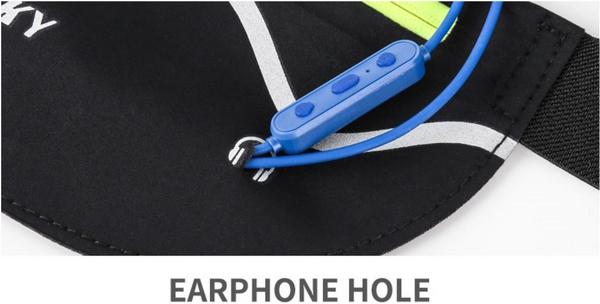 Produktbild Haissky Universelle Sport Bauchtasche mit Kopfhörerausgang
