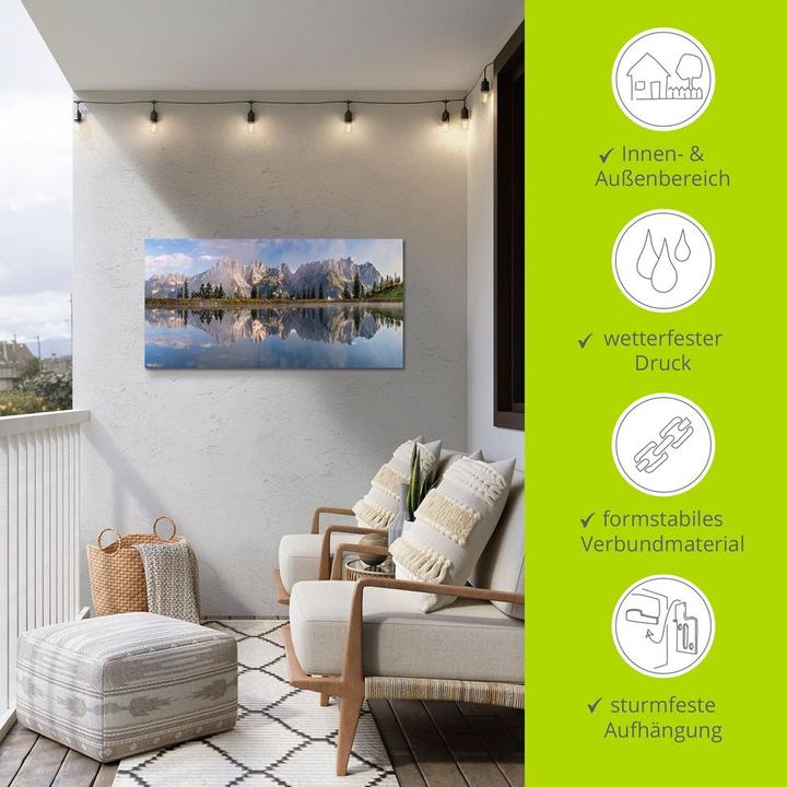 Actual product image Artland Wilder Kaiser in Tyrol U3VB (150 x 75 cm)