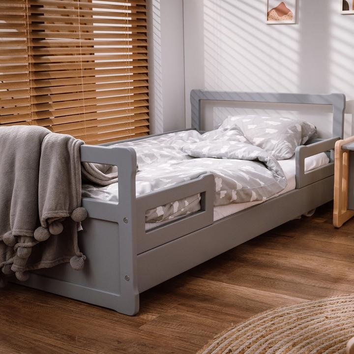 Actual product image Montessori Atmosphere, children's room, floor bed with slatted frame (140 x 70 cm)