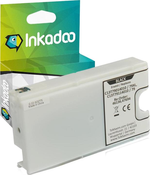 Image du produit Inkadoo Cartouches d'impression compatibles avec Epson C13T79014010 / 79XL cartouche d'encre, noire noire (CF)