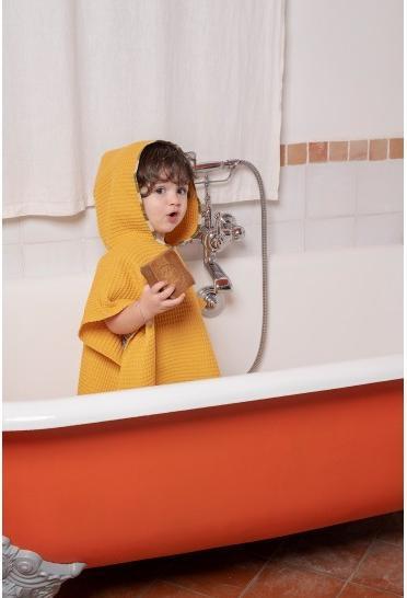 Produktbild BB&Co Kinder-Badeponcho, senf