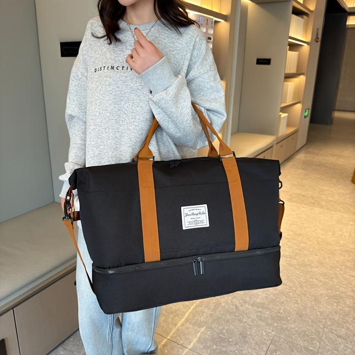 Actual product image Only-Bags.Store 2-piece travel bag set with toiletry bag, large capacity crossbody weekender overnight bag (55 l)