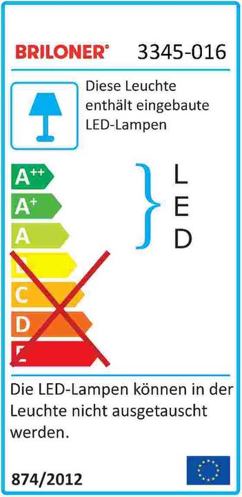 Energy Label Briloner Star (4000 lm)