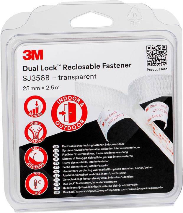 Produktbild 3M Dual Lock Hakenband (25 mm)