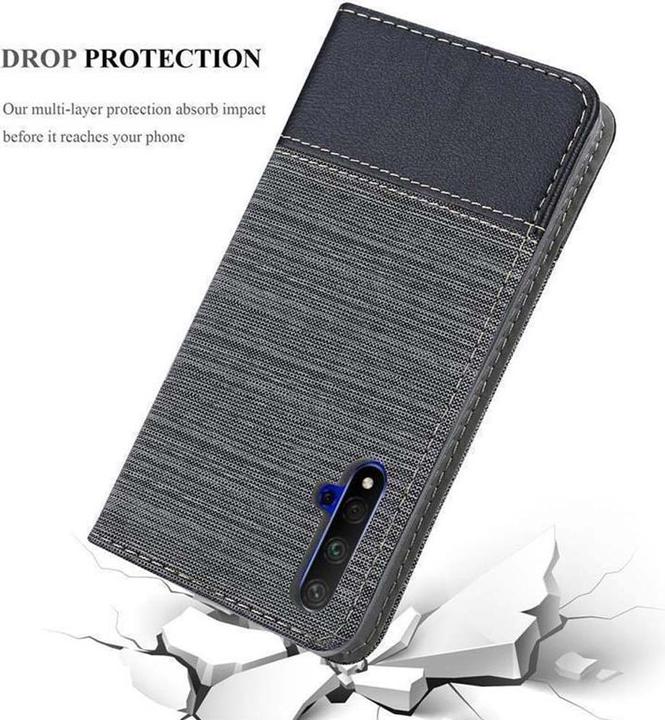 Image du produit Cadorabo Couverture look jeans Book (TCL 20S, K20, Huawei Nova 5T)