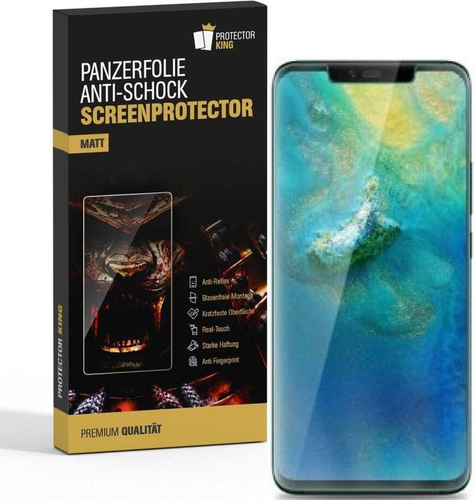 Actual product image Protectorking 6x Panzerfolie Anti-Shock matt entspiegelt (6 Piece, Mate 20 Lite)