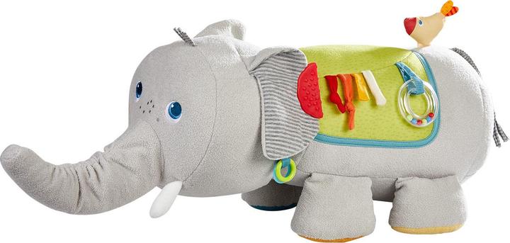 Actual product image Haba Discovery animal elephant (German, French, Italian, English)