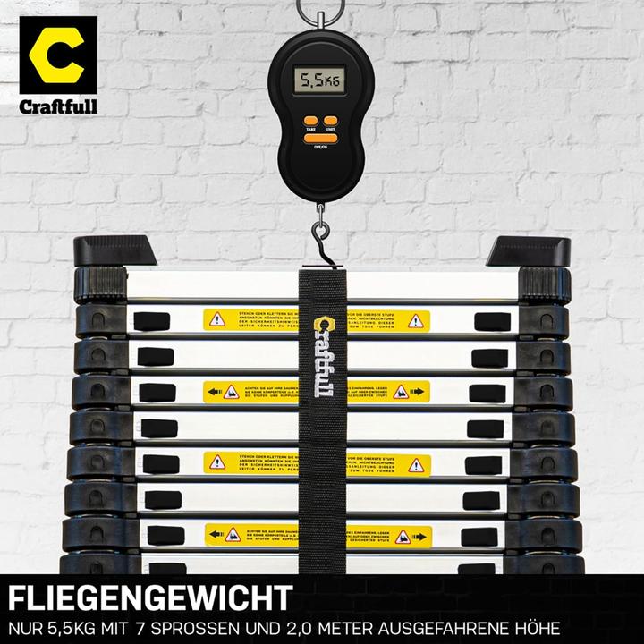 Produktbild Craftfull Teleskopleiter CF-101B (Teleskopleiter)