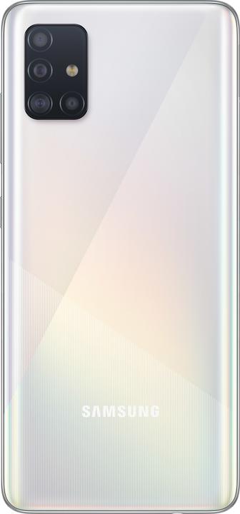 Produktbild Samsung Galaxy A51 (128 GB, Prism Crush White, 6.50", Dual SIM + SD, 48 Mpx, 4G)