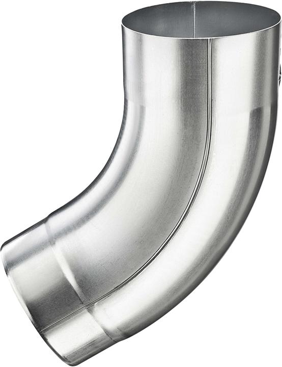 Produktbild Grömo Zink-Rohrbogen 60Grad, 100mm, mit Einzug (Winkelverbindung)