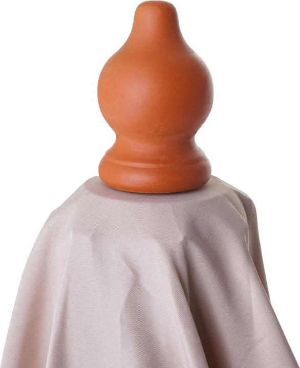 Immagine prodotto Swisshandel24 Ombrellone, Ombrellone da giardino Ombrellone da mercato, 3x4m Poliestere/Legno 6kg - crema (4 m)
