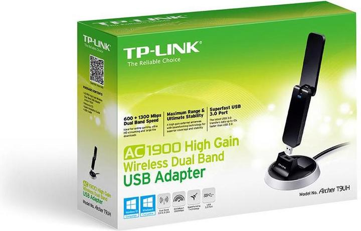 Image du produit TP-Link Archer T9UH : adaptateur AC1900 USB 3.0 (USB 3.0)