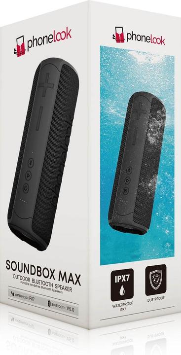 Actual product image PhoneLook Soundbox Max Enceinte Bluetooth portable sans fil puissante et étanche (30W, USB-C) (8 h)