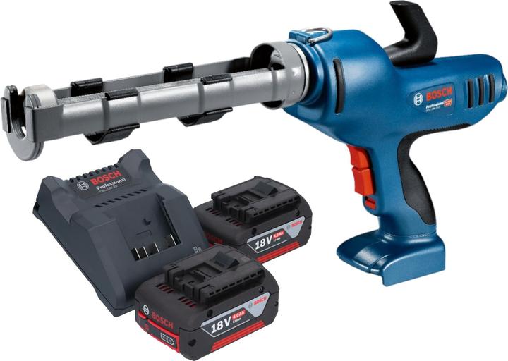 Bosch Professional Bosch GCG 18V-310 Professional cordless cartridge gun 18 V 310 ml 3.5 kN + 2x rechargeable battery