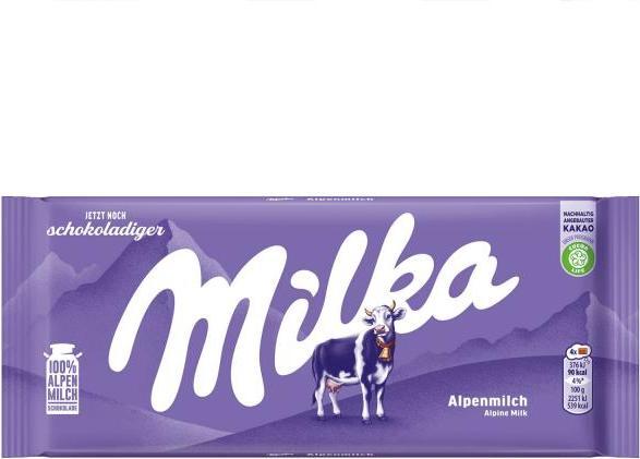 Produktbild Milka Alpenmilch Schokolade (100 g)
