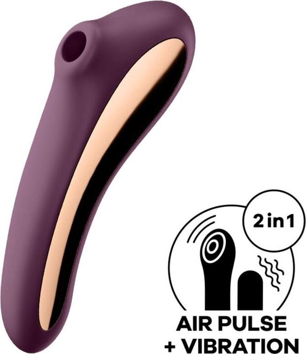 Actual product image Satisfyer Dual Kiss Air Pulse Vibrator
