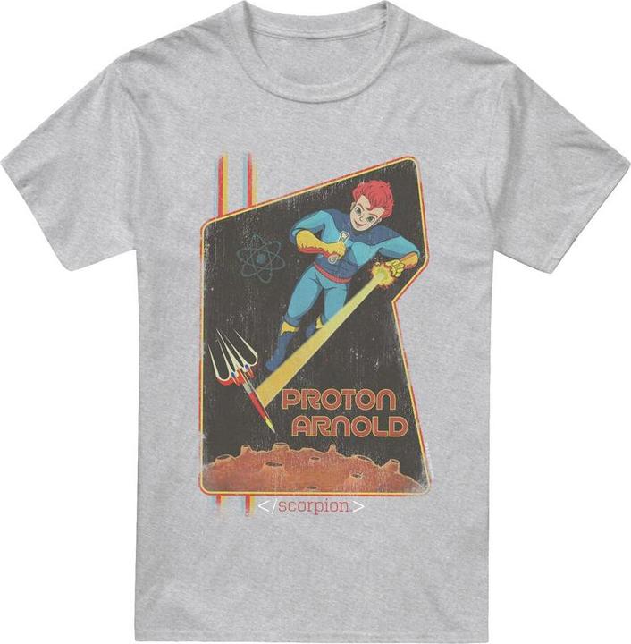 Actual product image Scorpion Mens Proton Arnold Poster T-Shirt (S)