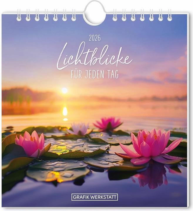 Produktbild Postkartenkalender 2026 Lichtblicke (16 x 17 cm, Deutsch)