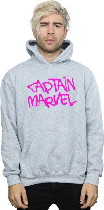Actual product image Mens Captain Spray Text Hoodie (M)