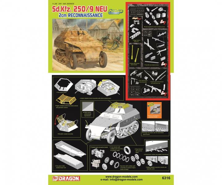 Produktbild 1:35 Sd.Kfz.250/9 NEU 2cm Reconnaissance