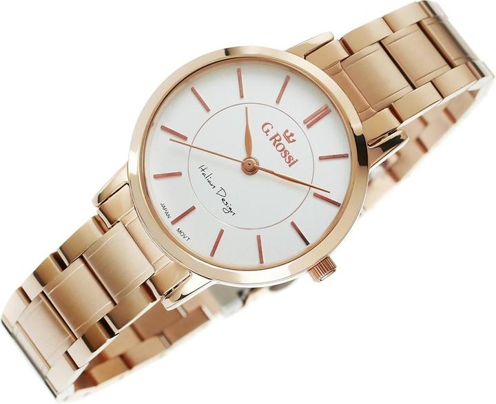 Immagine prodotto Gino Rossi G.Rossi Damenuhr 10524B-4D2 + BOX (Orologio da polso analogico)