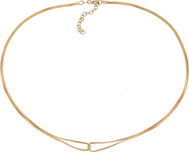 Elli Basic Kette, Knoten (925er Sterling Silber, 36 cm)