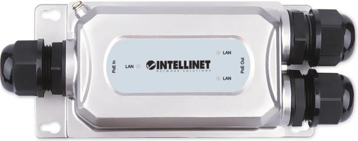 Actual product image Intellinet 2-Port Outdoor Ultra PoE Extender Vandal Protection (3 Ports)