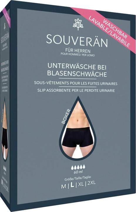 Actual product image Souverän bladder leak underwear for men (Boxers) (L)