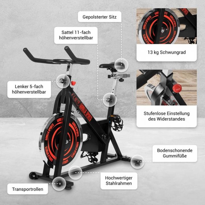 Immagine prodotto Gorilla Sports Bicicletta