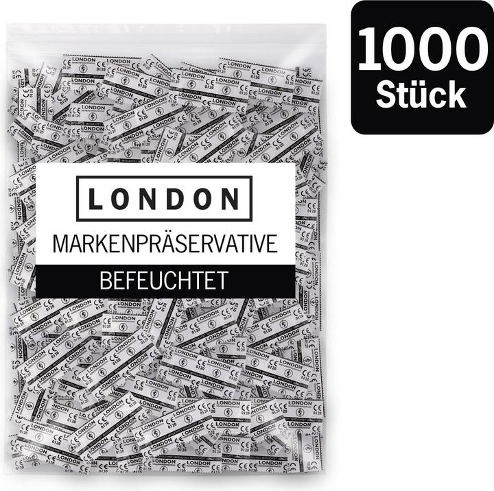 Produktbild London Q600 Extra Feucht Kondome – 1000 Stück (1000 Stk.)