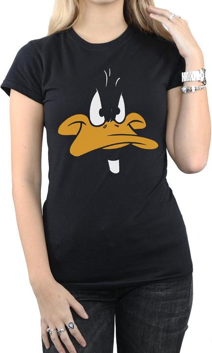 Actual product image Looney Tunes Womens/Ladies Daffy Duck Cotton T-Shirt (XXL)