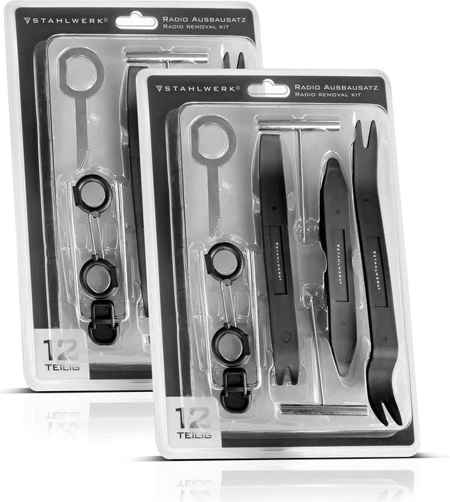 Actual product image Stahlwerk 2 x car radio removal set 12-piece removal tool Removal tool