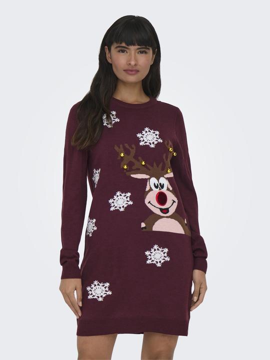 Actual product image Only Christmas print dress (XXS)