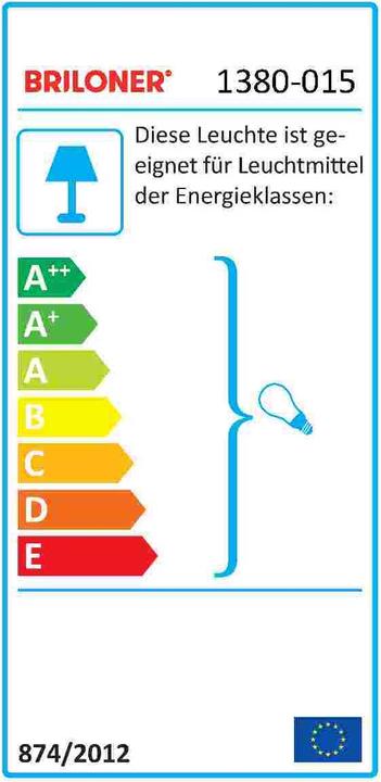 Etichetta energetica Briloner Sand (E27)