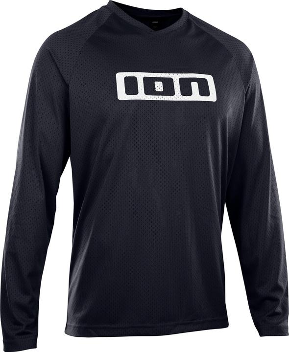 ION Bike Jersey Logo LS unisex - black (S)