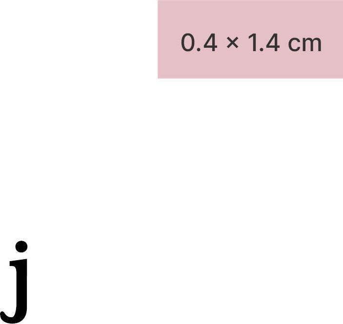 Image du produit minink Tatouage temporaire - Lettre minuscule : j