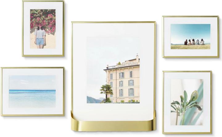 Umbra Matinee Gallery Bilderrahmen 5er-Set (18 x 23 cm, 15 x 21 cm)