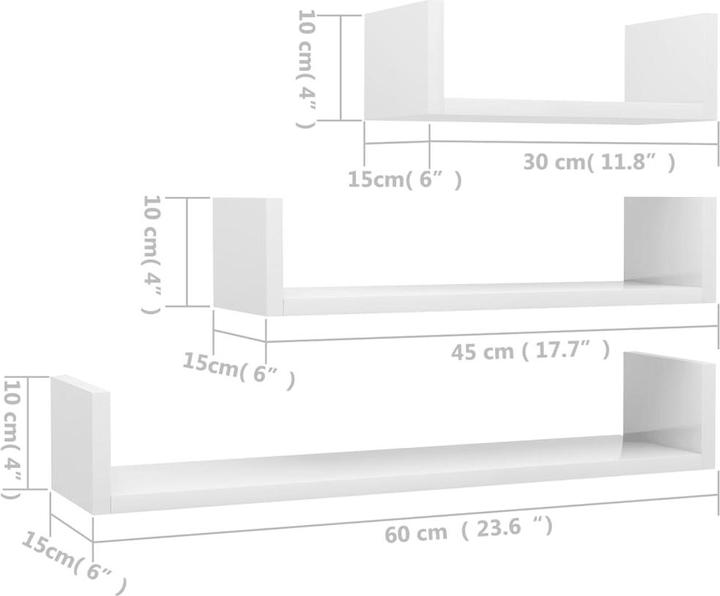 Image du produit VidaXL Venyamin (60 x 15 x 10 cm)