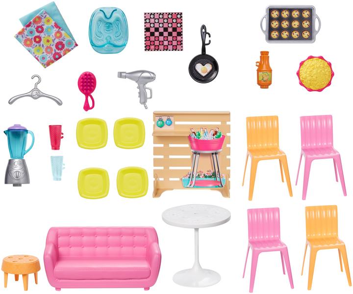 Actual product image Barbie Malibu House Playset