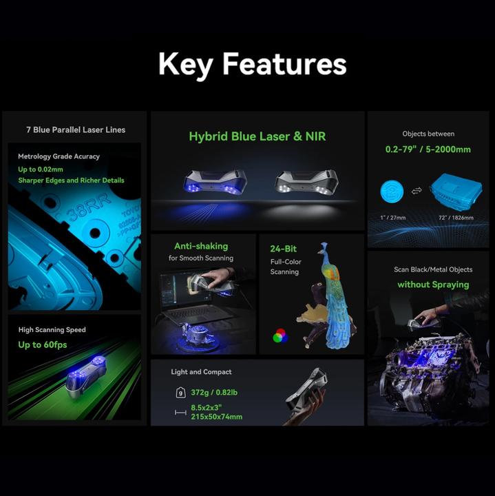 Actual product image Creality CR-Scan Raptor