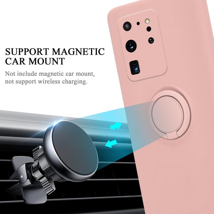 Actual product image Cadorabo TPU Liquid Ring Silicone Case Cover (Samsung Galaxy S20 Ultra)