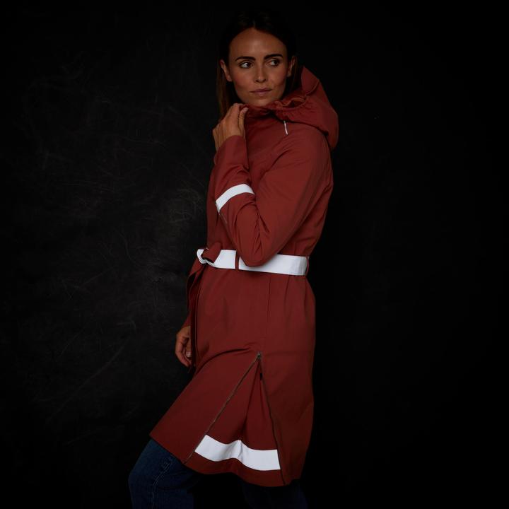 Immagine prodotto Btwin Trench da pioggia City 940 impermeabile da donna terracotta (L)