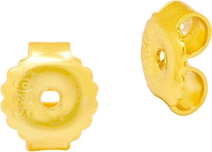 Candy Ohrstecker-Verschlüsse, 925 Sterling Silber, vergoldet (18k vergoldet, 925er Sterlingsilber, 925 Sterling Silber)