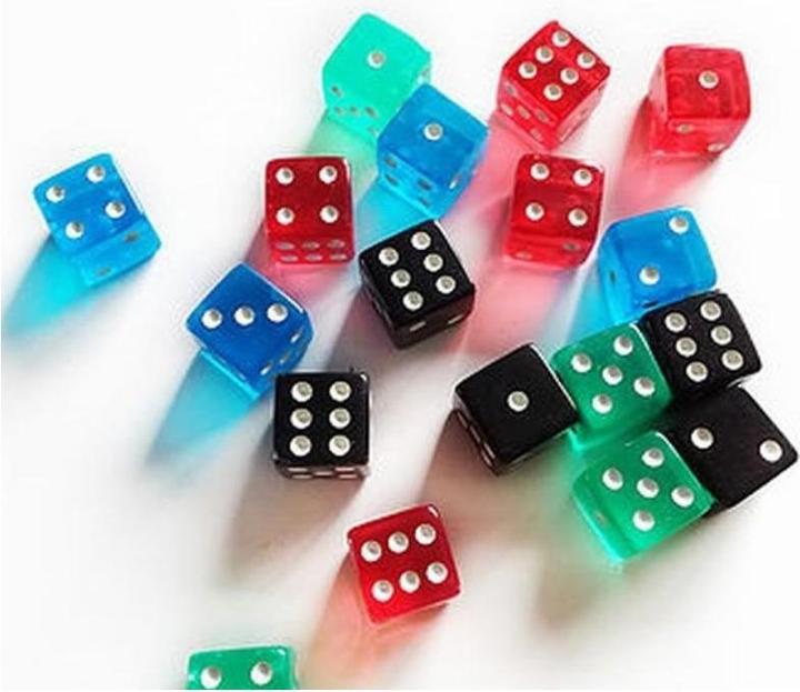 Productafbeelding FG024 - Tumblin-Dice: Dobbelset 18 x Basisdobbelstenen