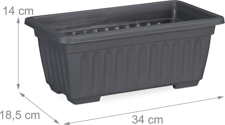 Produktbild Relaxdays Blumenkasten (34 cm)
