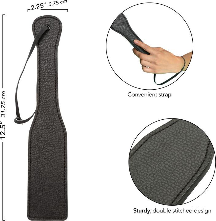 Produktbild CalExotics Nocturnal Paddle Leder Schwarz
