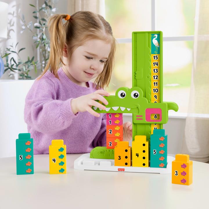 Produktbild Fisher-Price Mein Zahlen-Krokodil (Deutsch, Französisch, Schweizerdeutsch, Italienisch, Englisch)