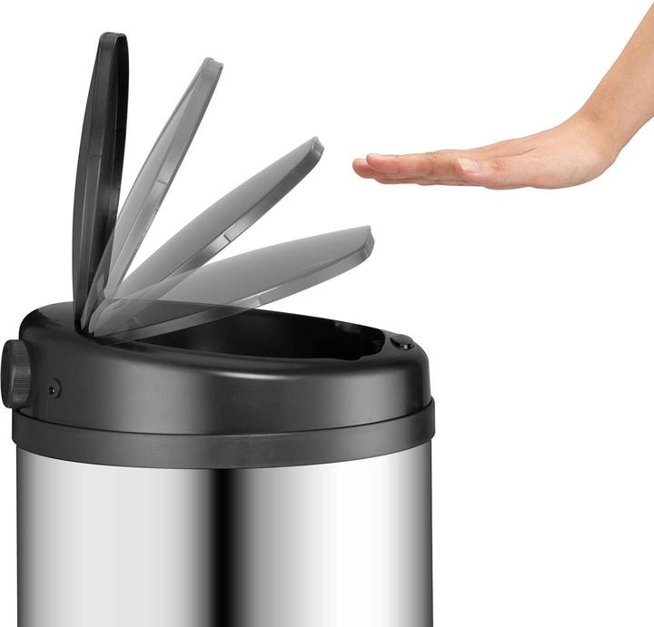 Actual product image Juskys Automatic waste bin with sensor (50 l)