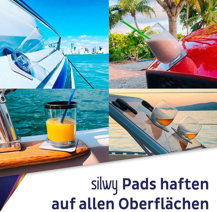 Produktbild Silwy Magnet-Kunststoffgläser Longdrink Grau